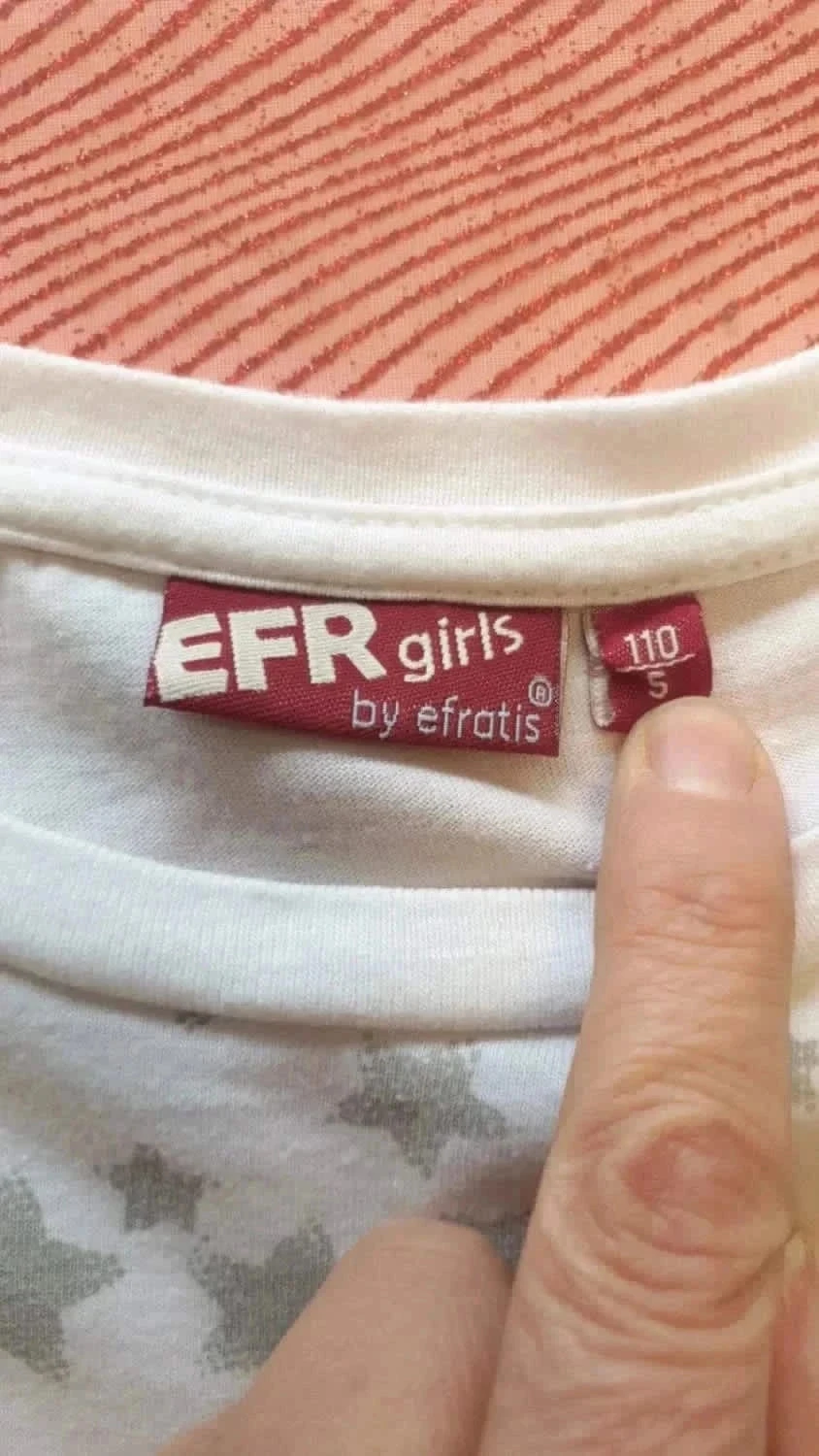 Witte gestippelde tuniek voor 5-jarigen – photo 8